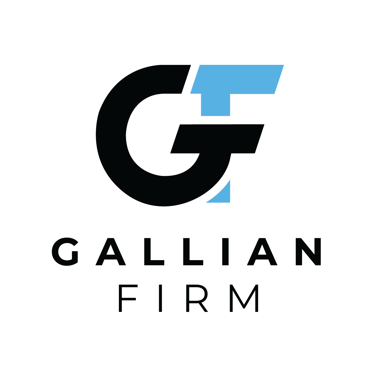 Gallian Firm Logo Black Blue